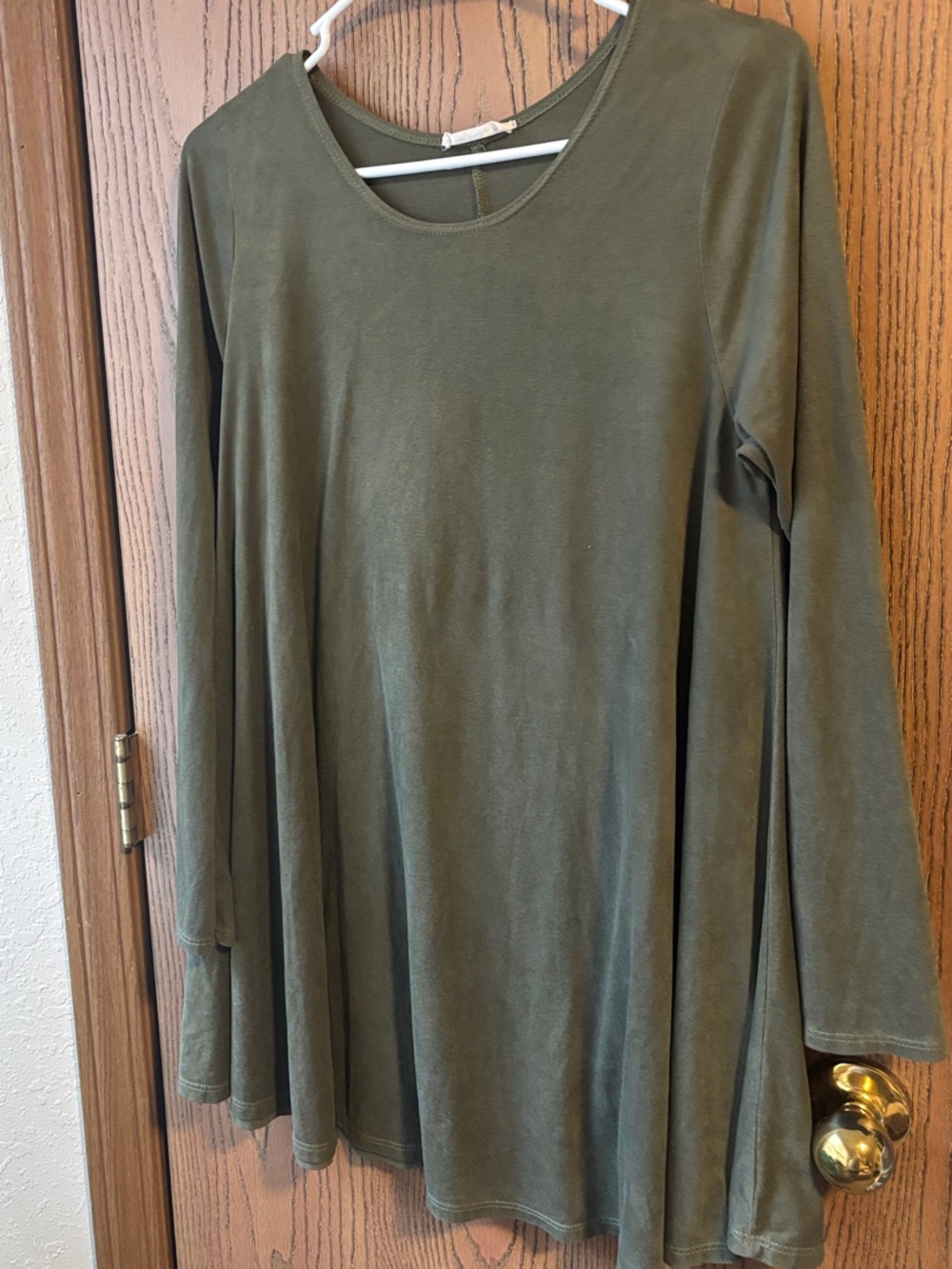 Tres Bien Olive Tunic Top